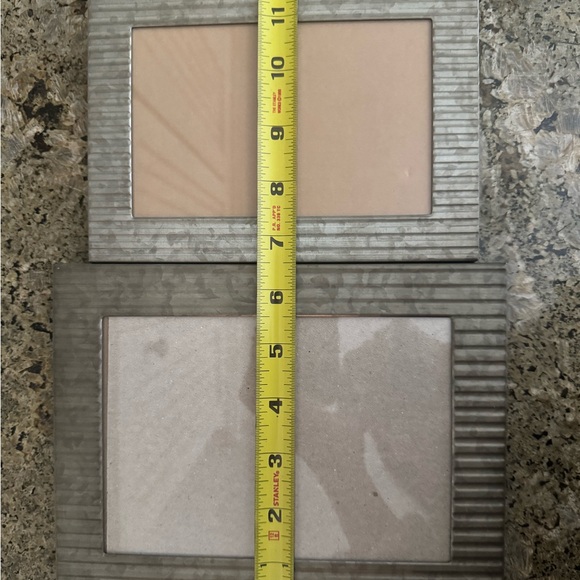 Galvanized Metal Picture Frame Set - Picture 3 of 4